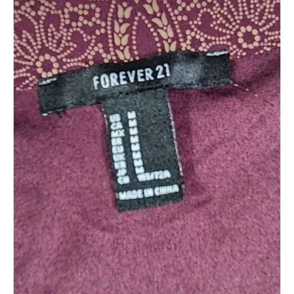 Forever 21 Midi Wrap Contemporary Skirt Women Size M Coastal - Picture 9 of 10